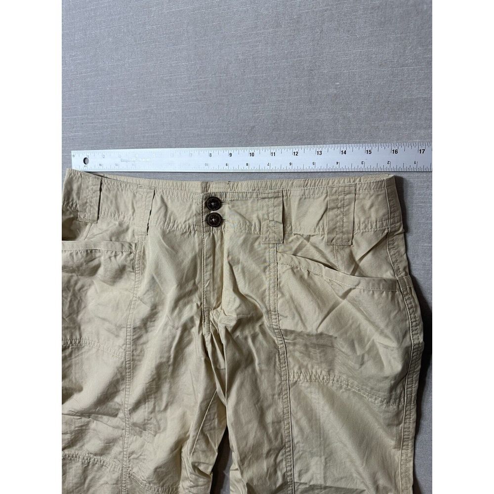 Patagonia Roll Up Shorts Straight Lightweight Pockets Travel Hiking Womens 6 Tan - Picture 5 of 8